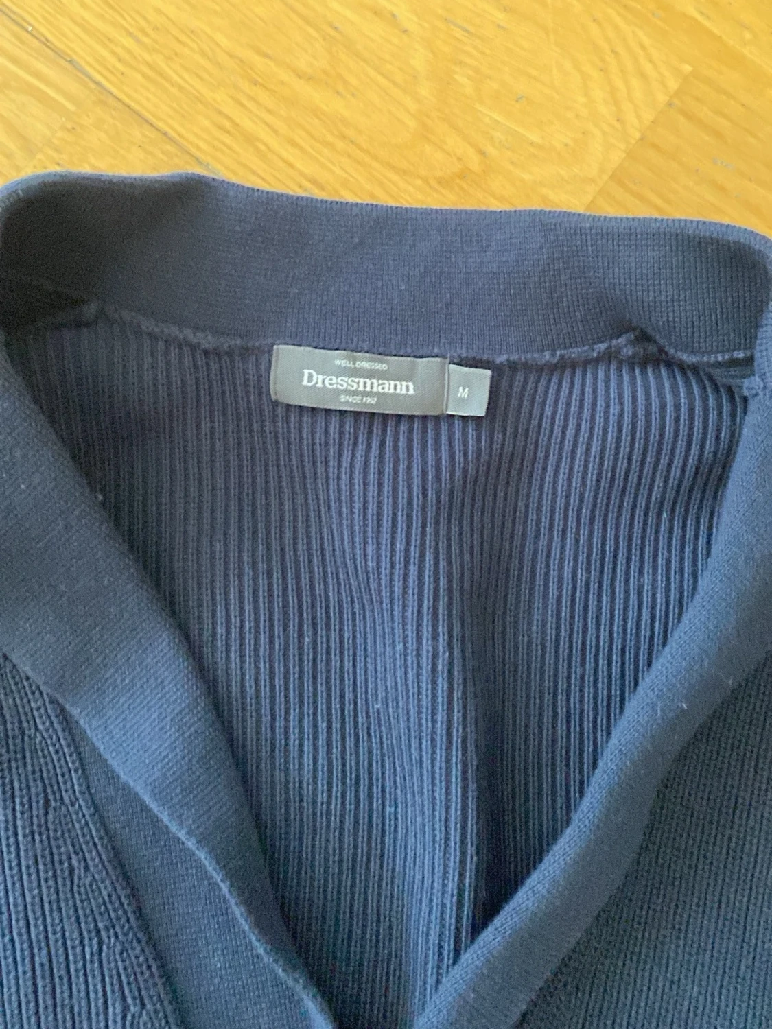 Mörkblå kofta från Dressmann - 1