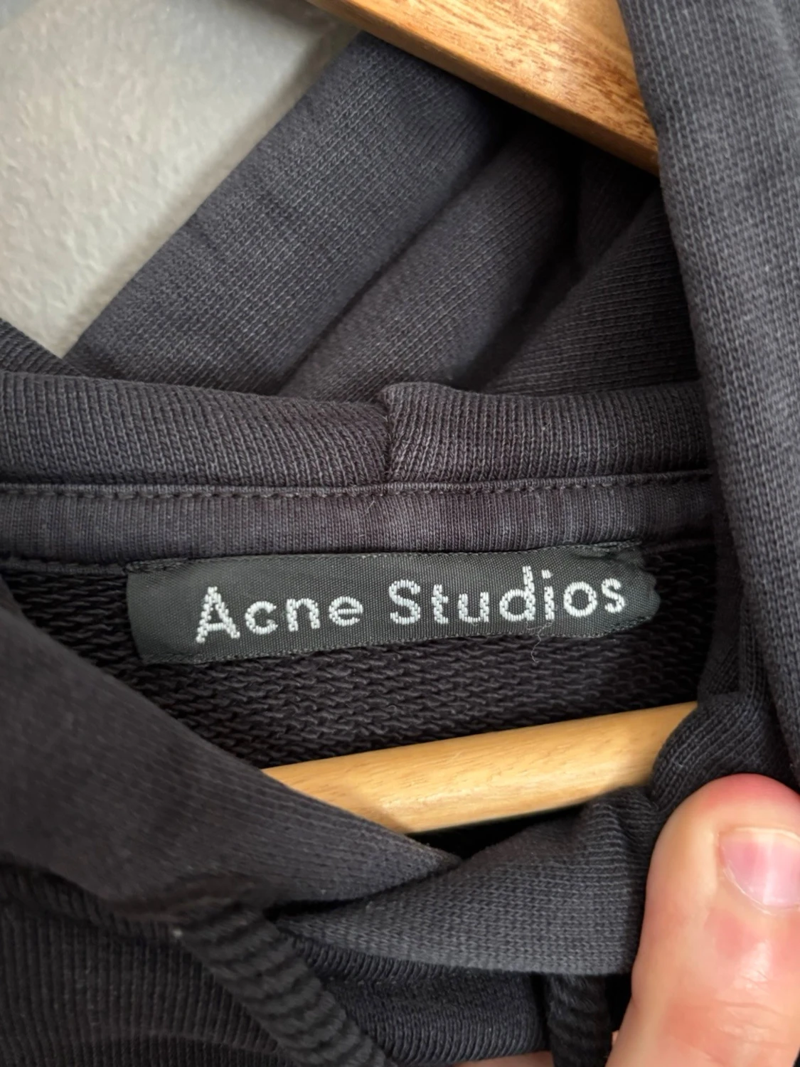 Äkta acne studios hoodie  - 2