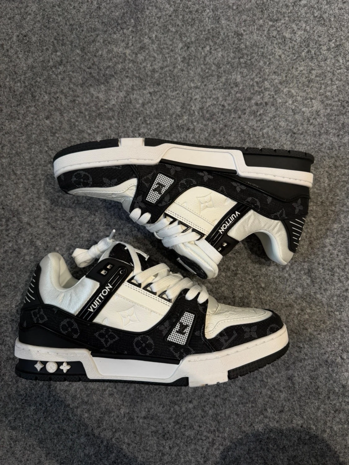 lLv black trainers sneakers