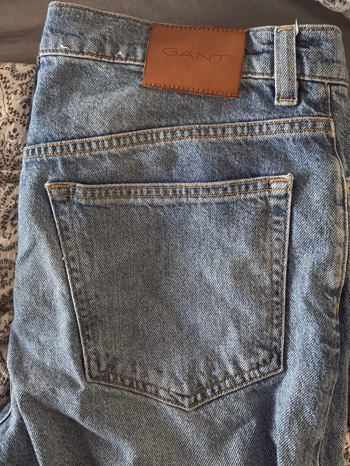 Blå raka jeans från GANT - 1