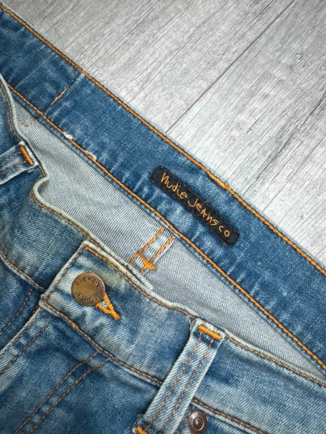 Blå jeans från Nudie Jeans Co - 4