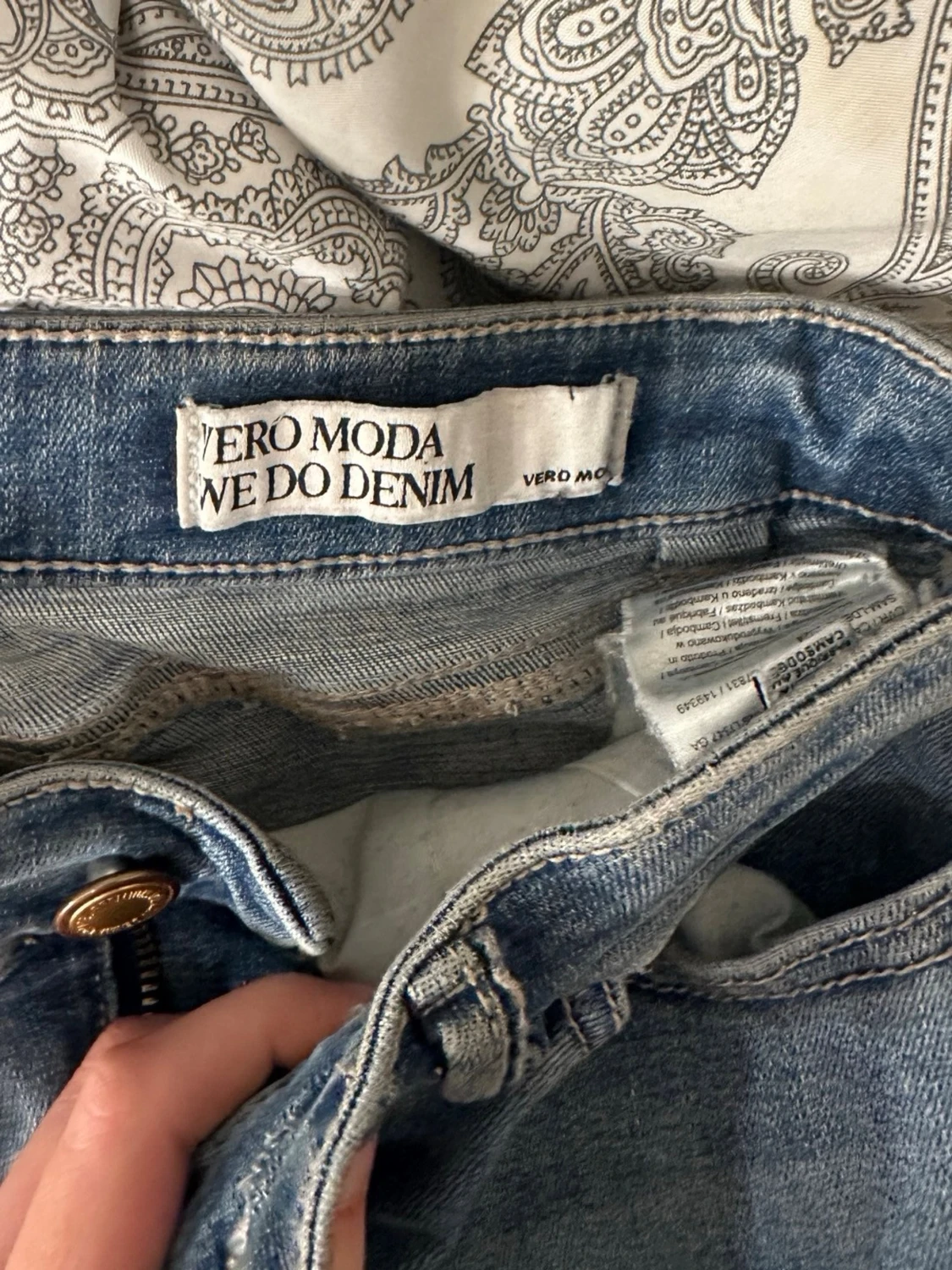 Lågmidjade bootcut jeans  - 3