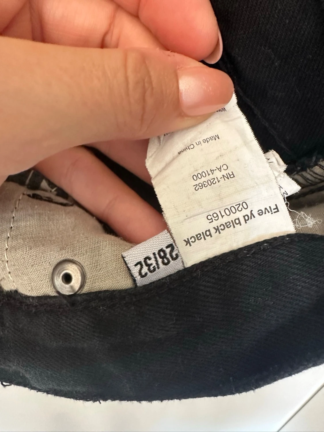 Svarta jeansshorts med rå kant W28 Weekday - 3