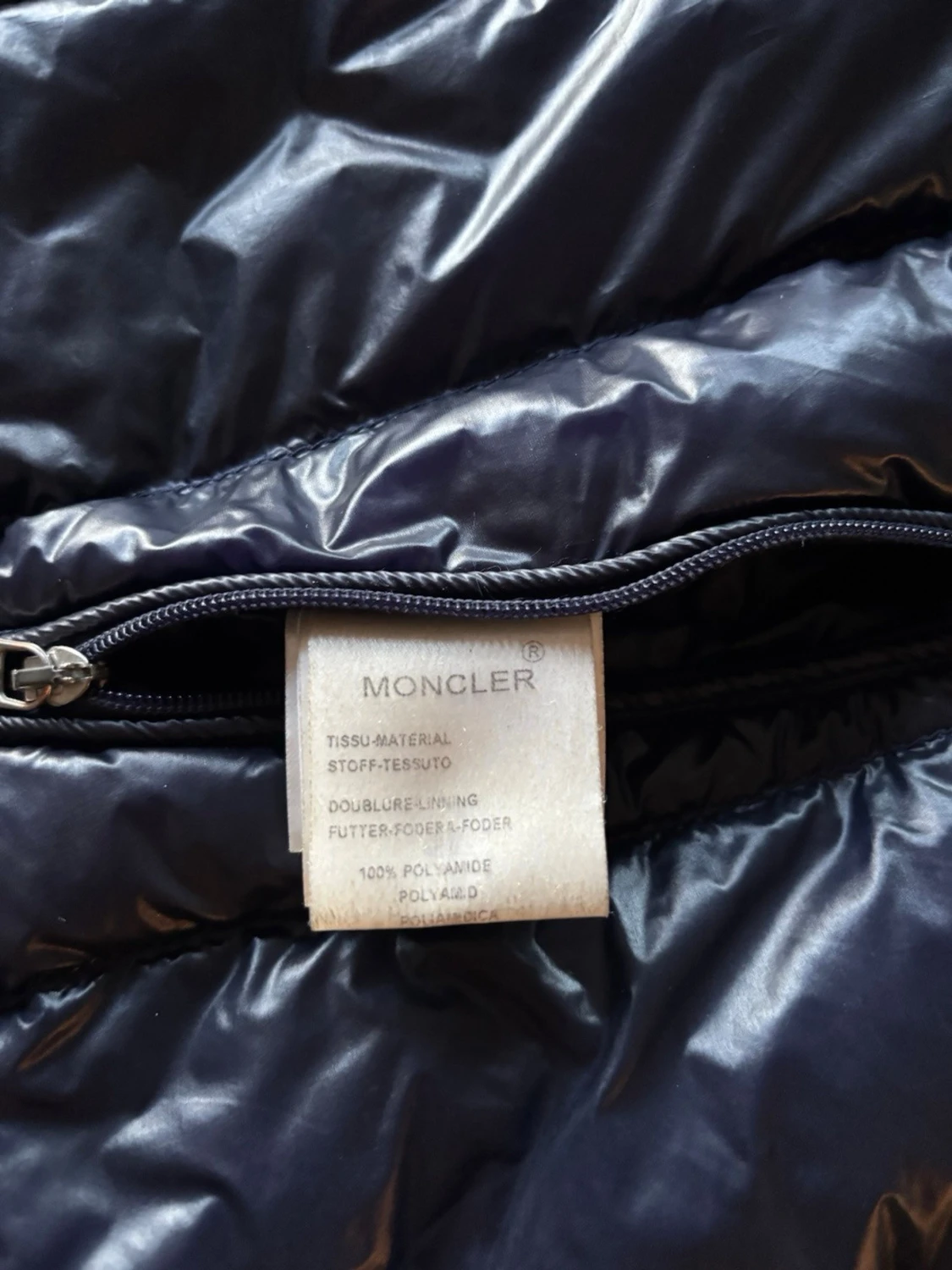 Mörkblå dunväst från Moncler - 2