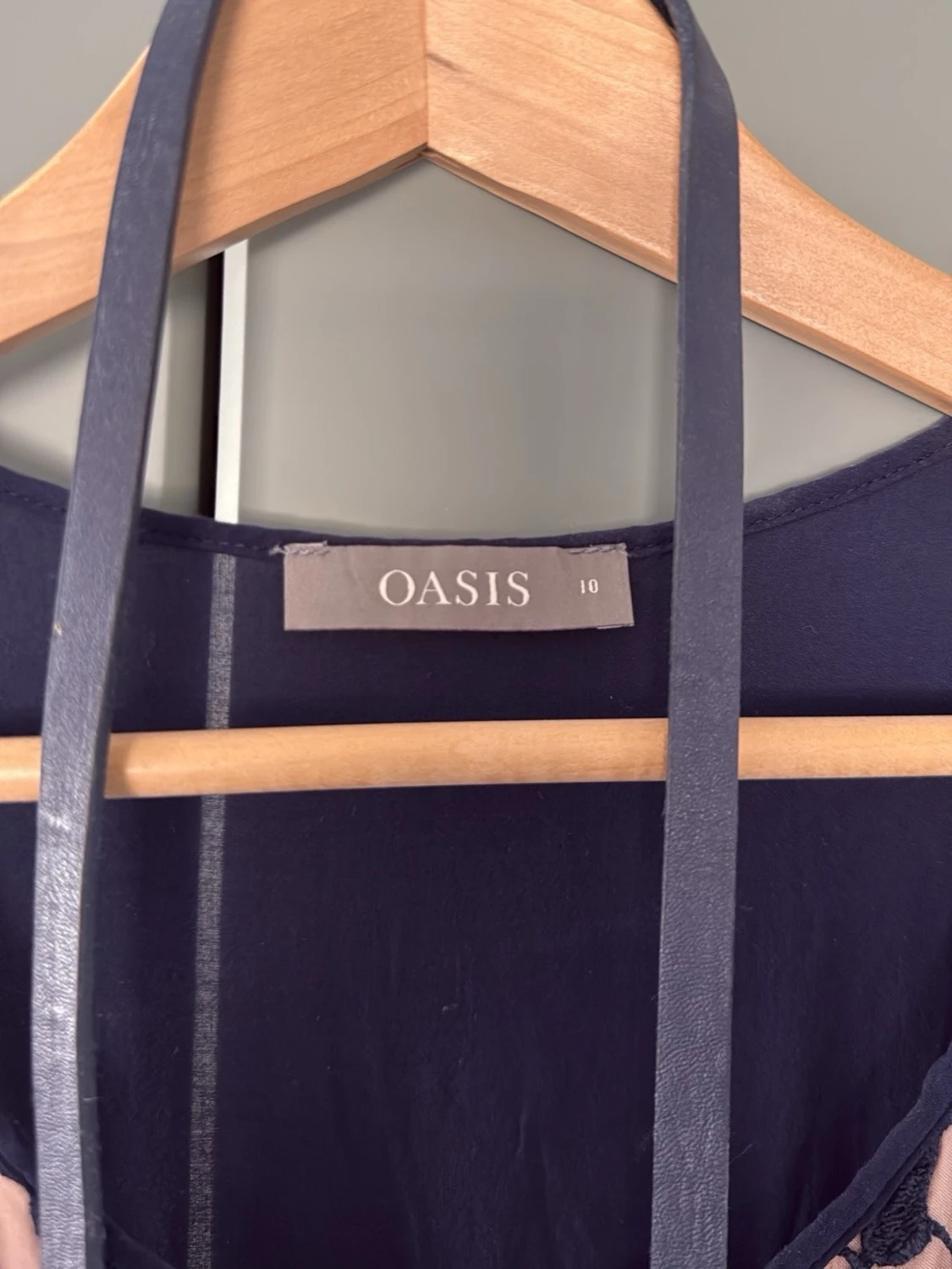 Marinblå långklänning från Oasis - 1