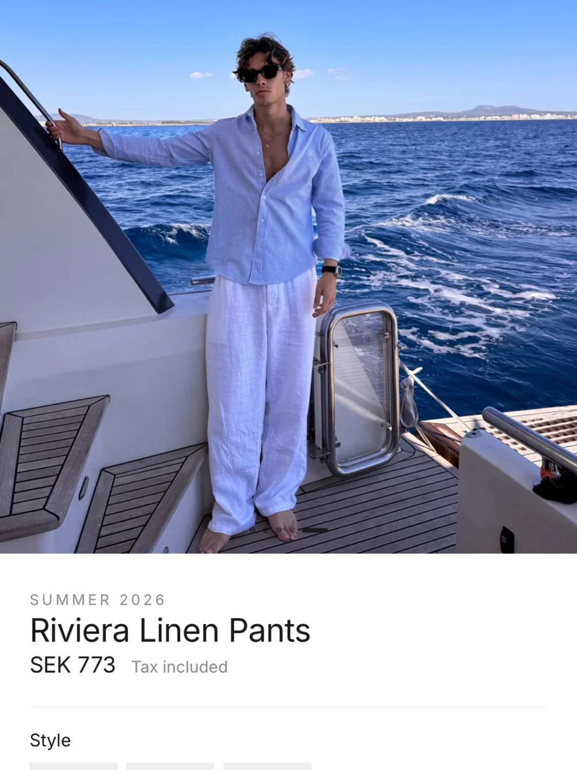 Riviera Linen Pants