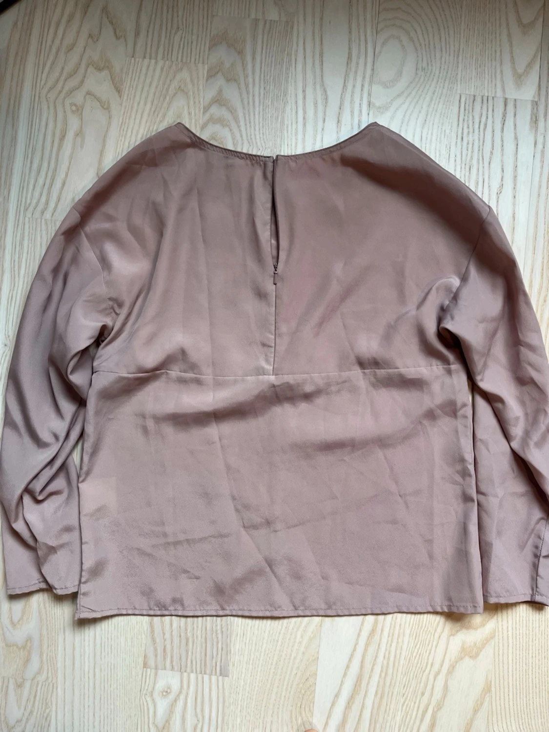 Ljusrosa långärmad blus - 4