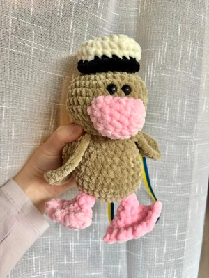 Studenthänge anka grön  - Virkad av mig 💗