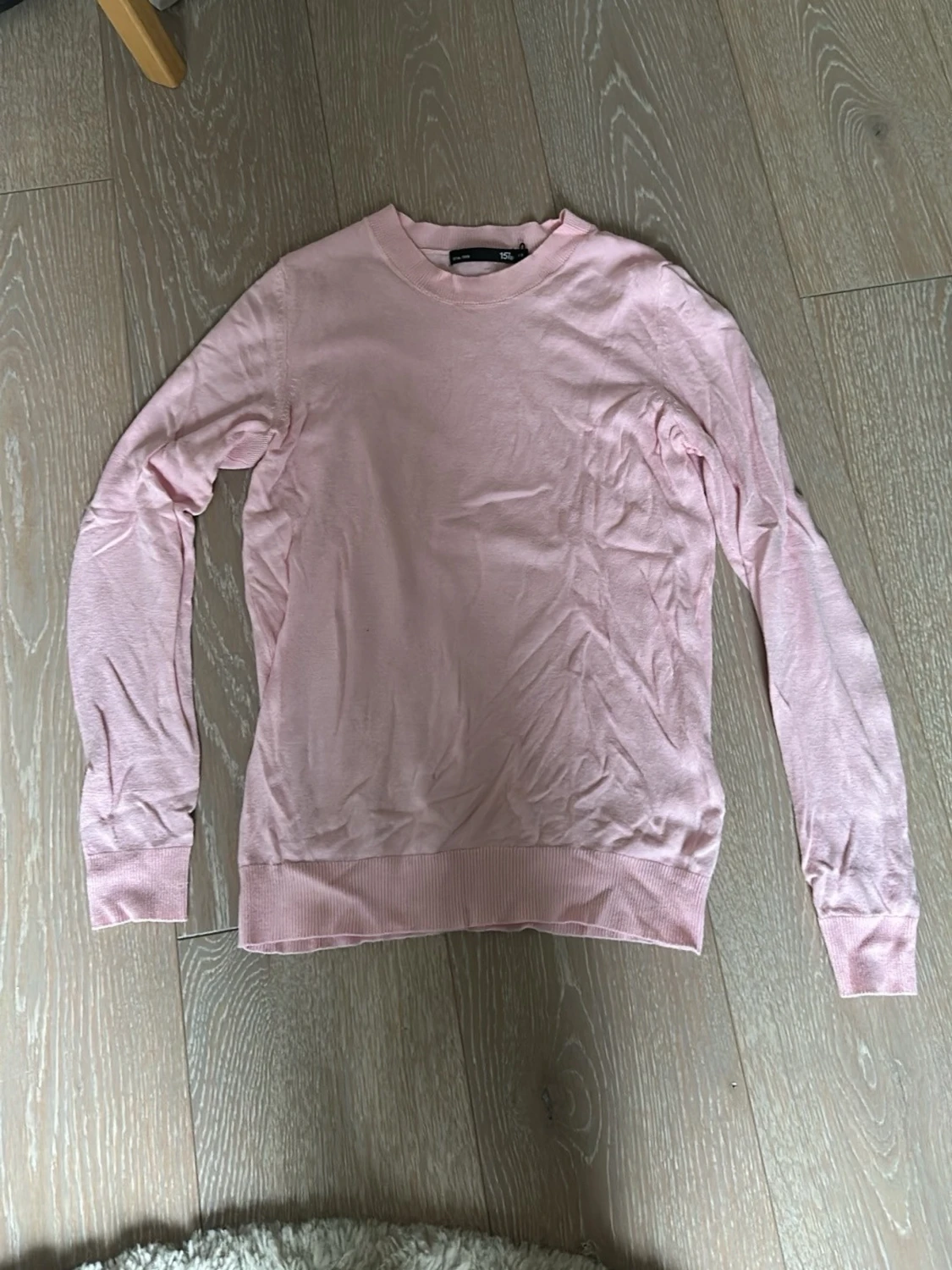 Ljusrosa basic tröja