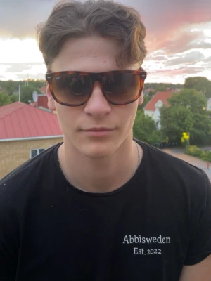 Ray ban boyfriend  - Säljer ett par stilrena solglasögon med svarta glas och tunna silverfärgade bågar. Klassisk modell som ger en clean vibe och passar perfekt till sommaren. Bågarna är i syntetmaterial. Har då tappat bort boxen och allt annat så säljer bara solglasögonen 