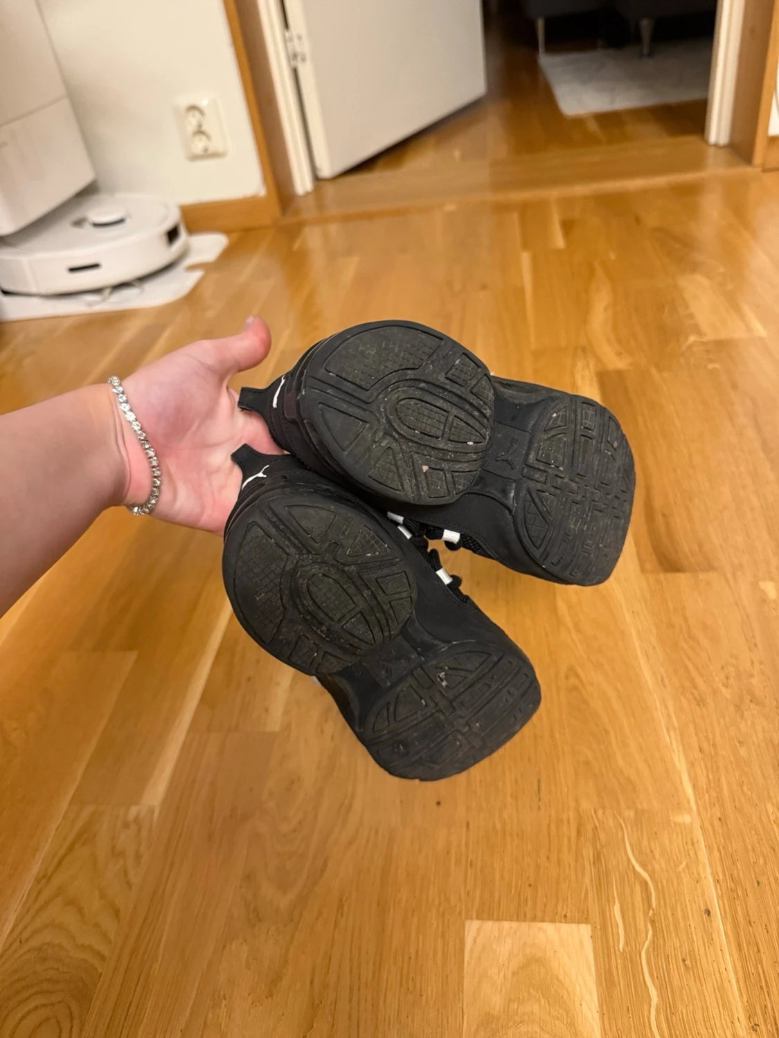 Svarta Puma sneakers med logga - 2
