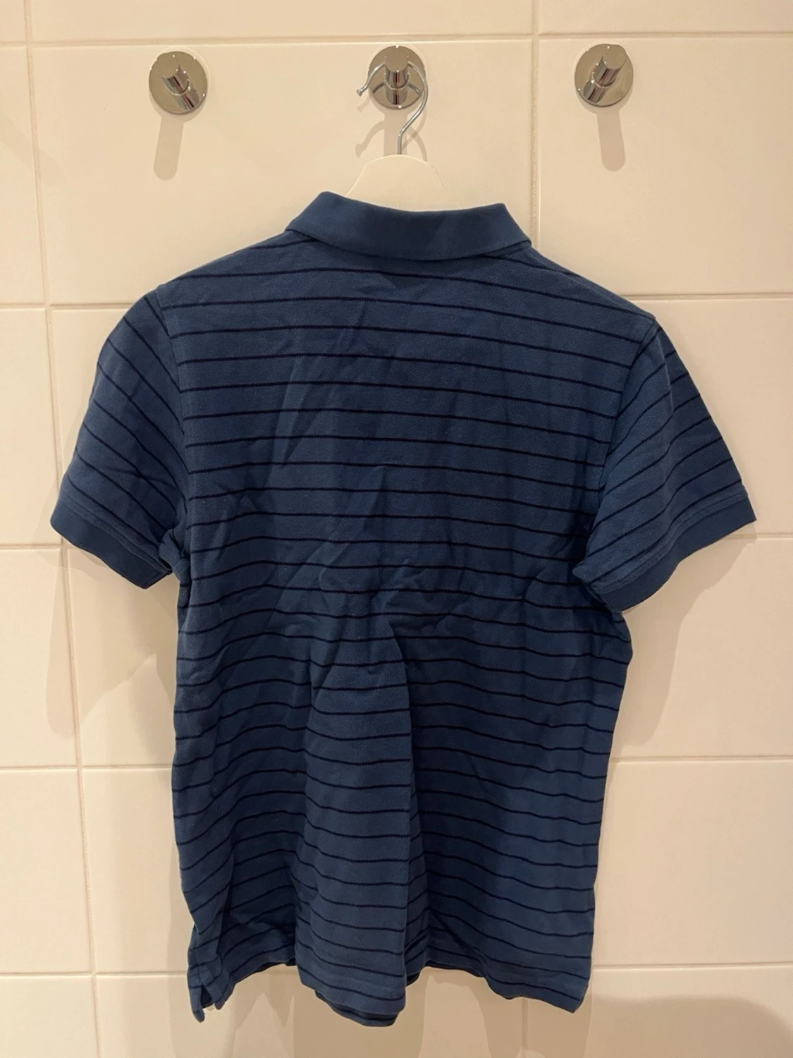 Blå randig pikétröja Lyle & Scott - 2