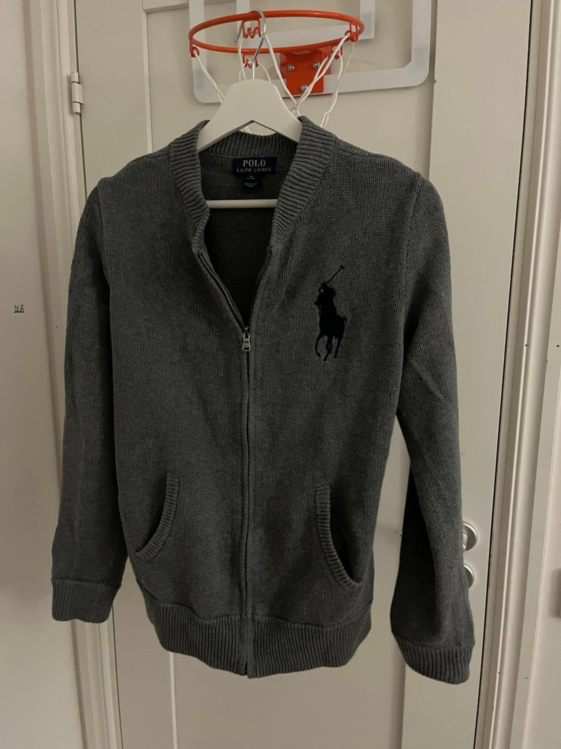 Grå ziptröja från Polo Ralph Lauren