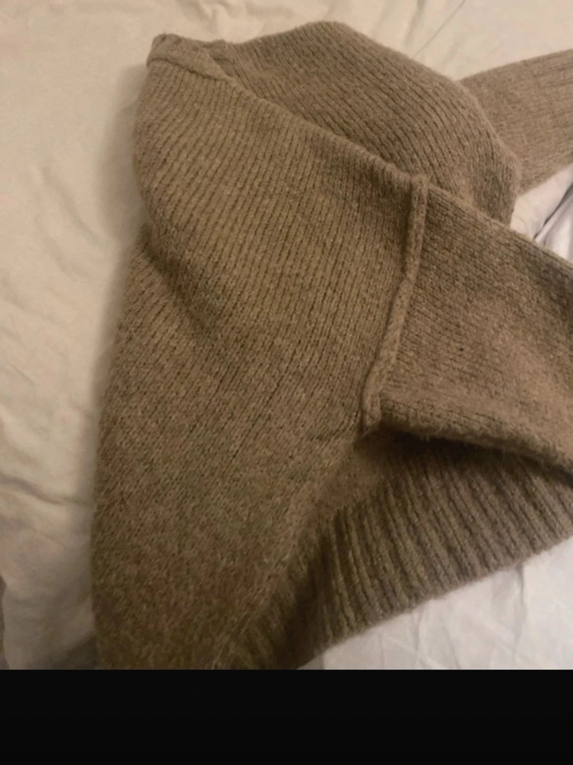 Beige stickad tröja från H&M - 3