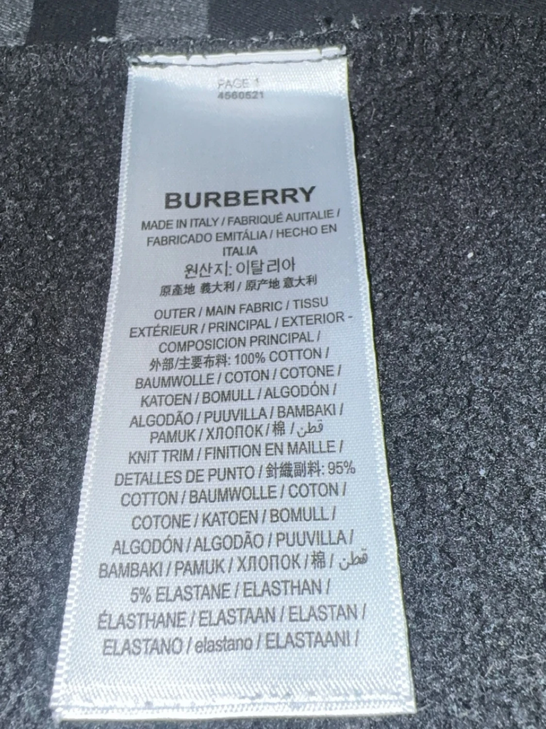 Svart hoodie från Burberry med dragkedja - 3