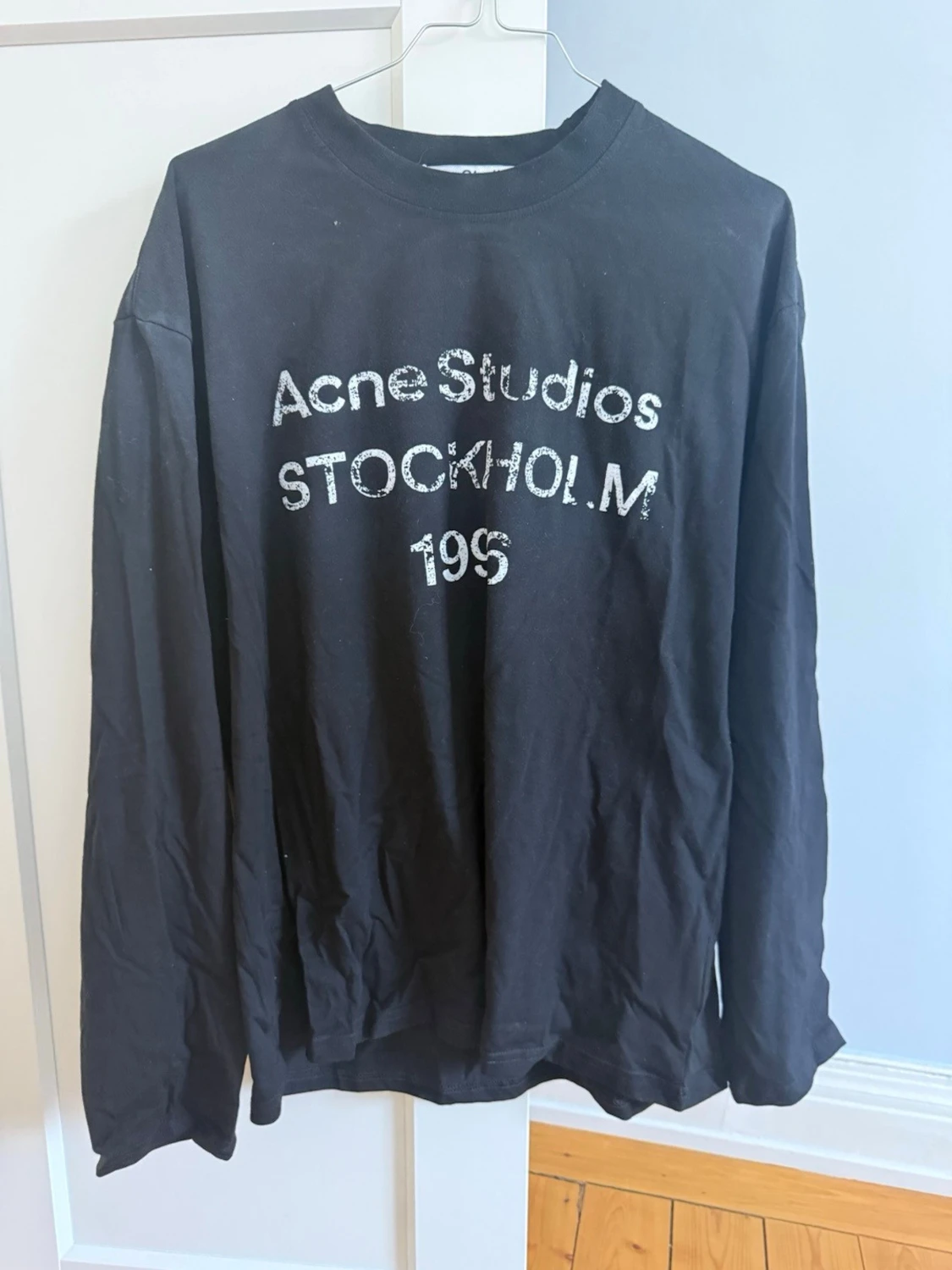 Svart långärmad topp Acne Studios