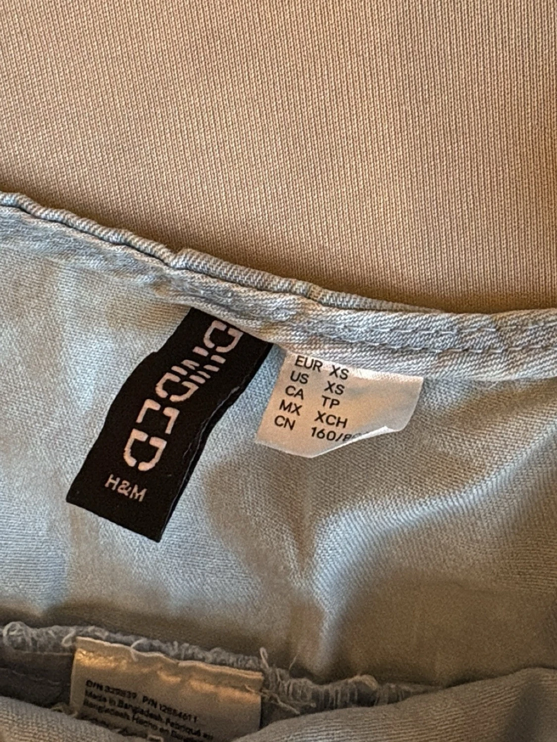 Ljusblå jeans topp från H&M Divided - 1