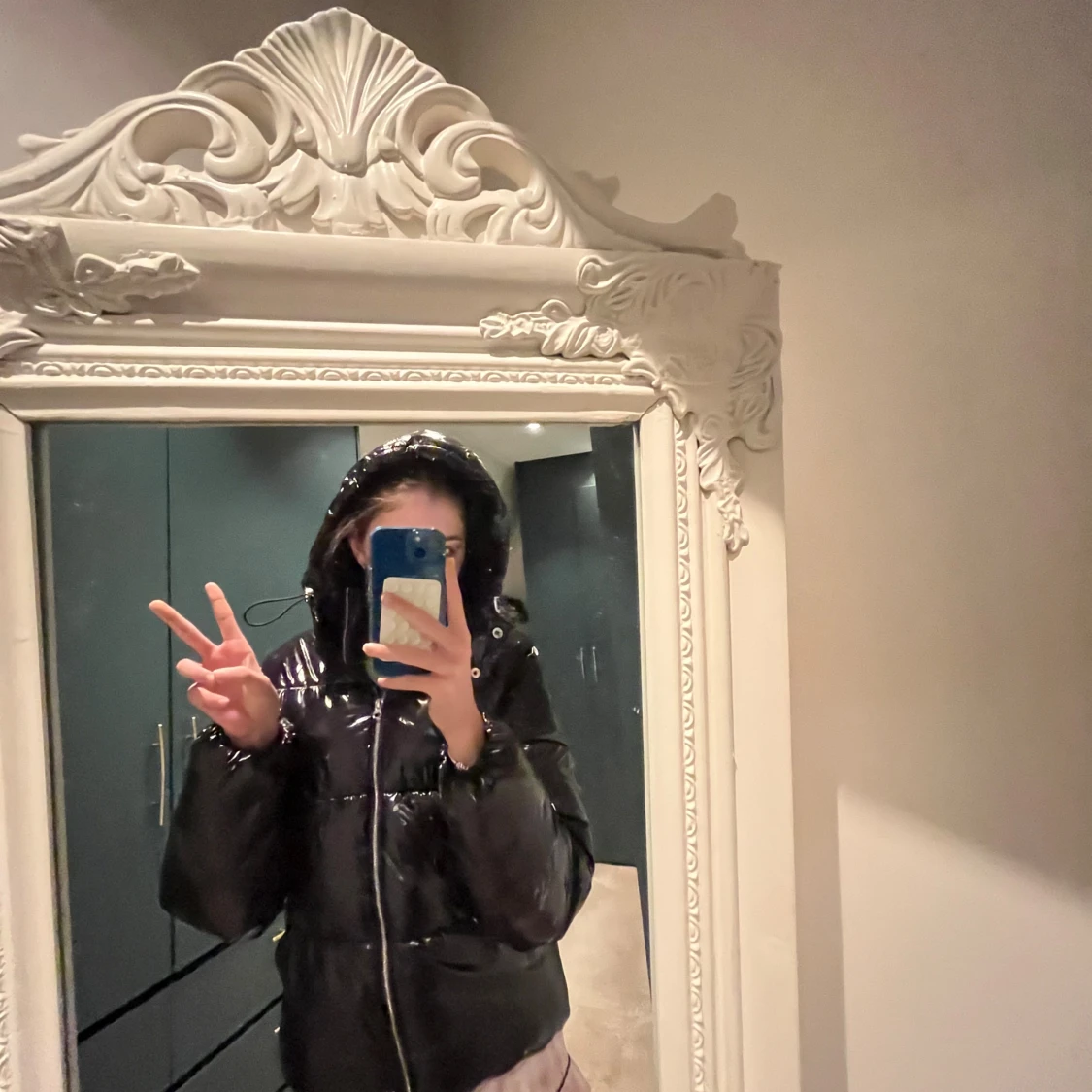 Svart pufferjacka från Nelly XS