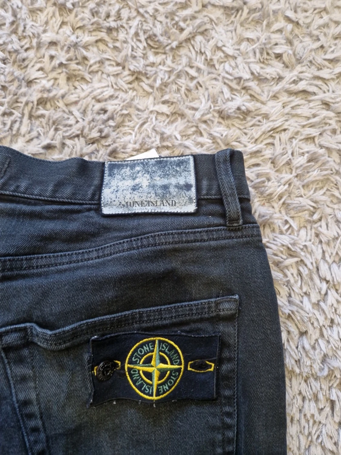 Svarta jeans från stone Island  - 5