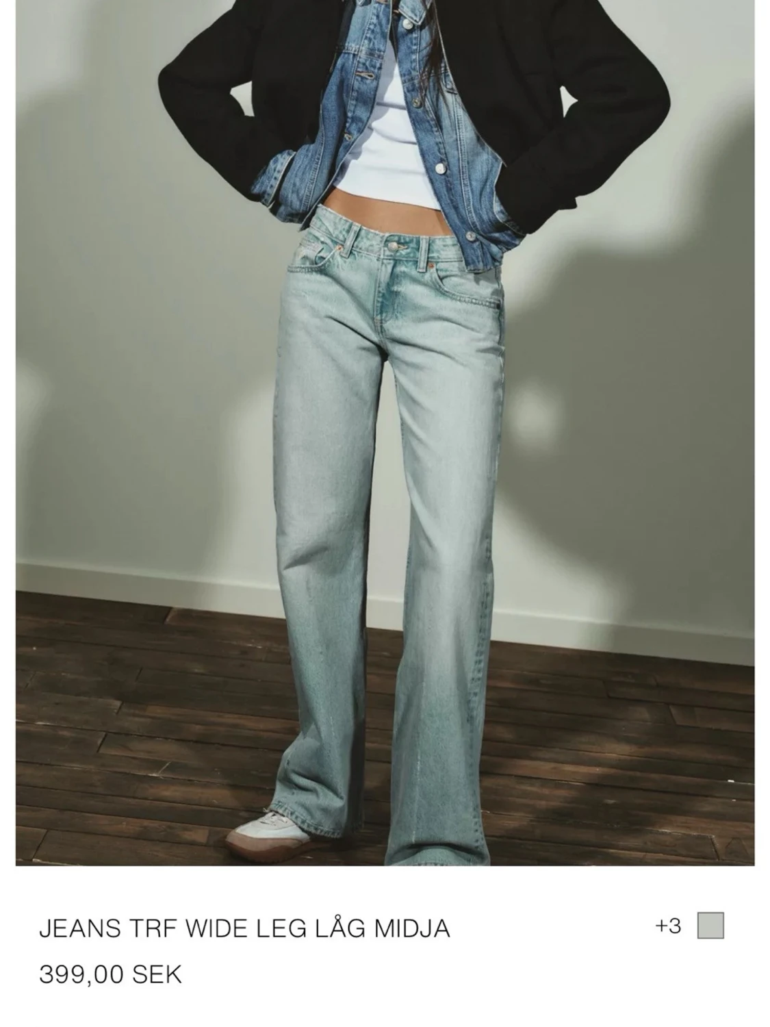 Lågmidjade Baggy jeans/wide leg - 2