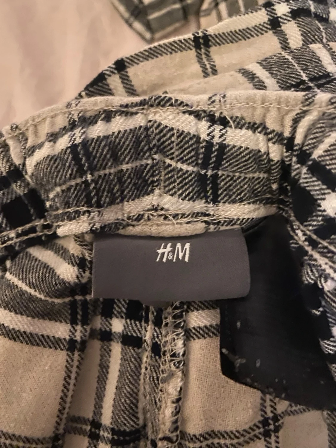 Rutiga pyjamasbyxor i bomull - 2