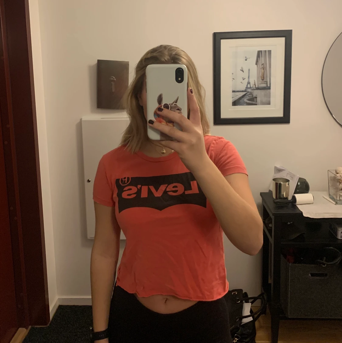 Röd/orange Levis t-shirt