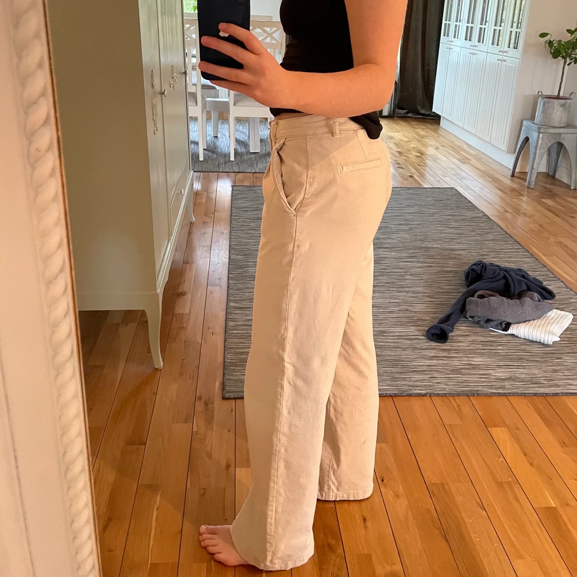 Beiga kostymbyxor Mango - 90