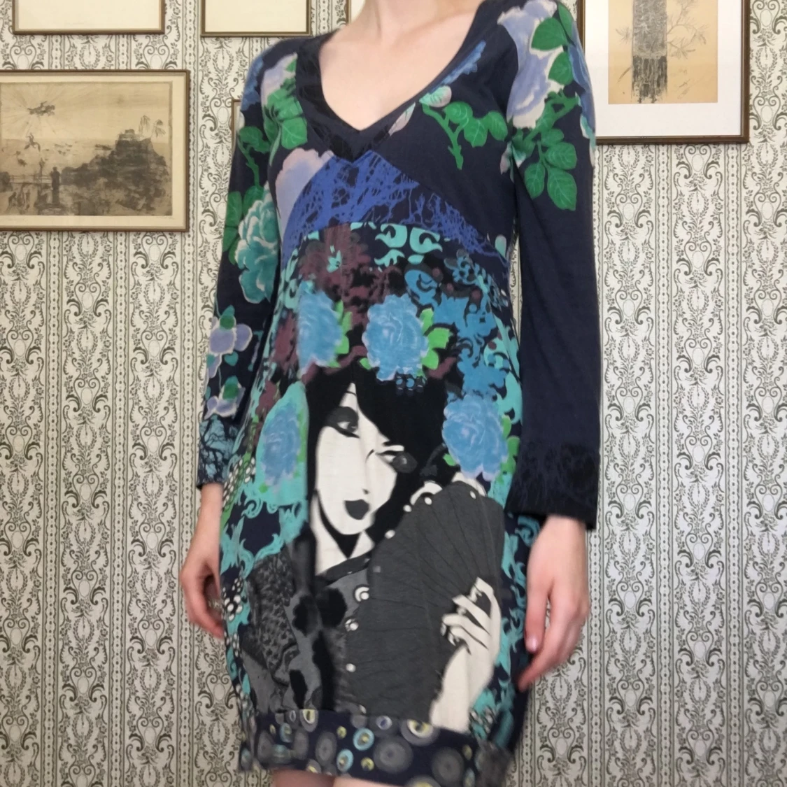 Klänning från desingual, blå