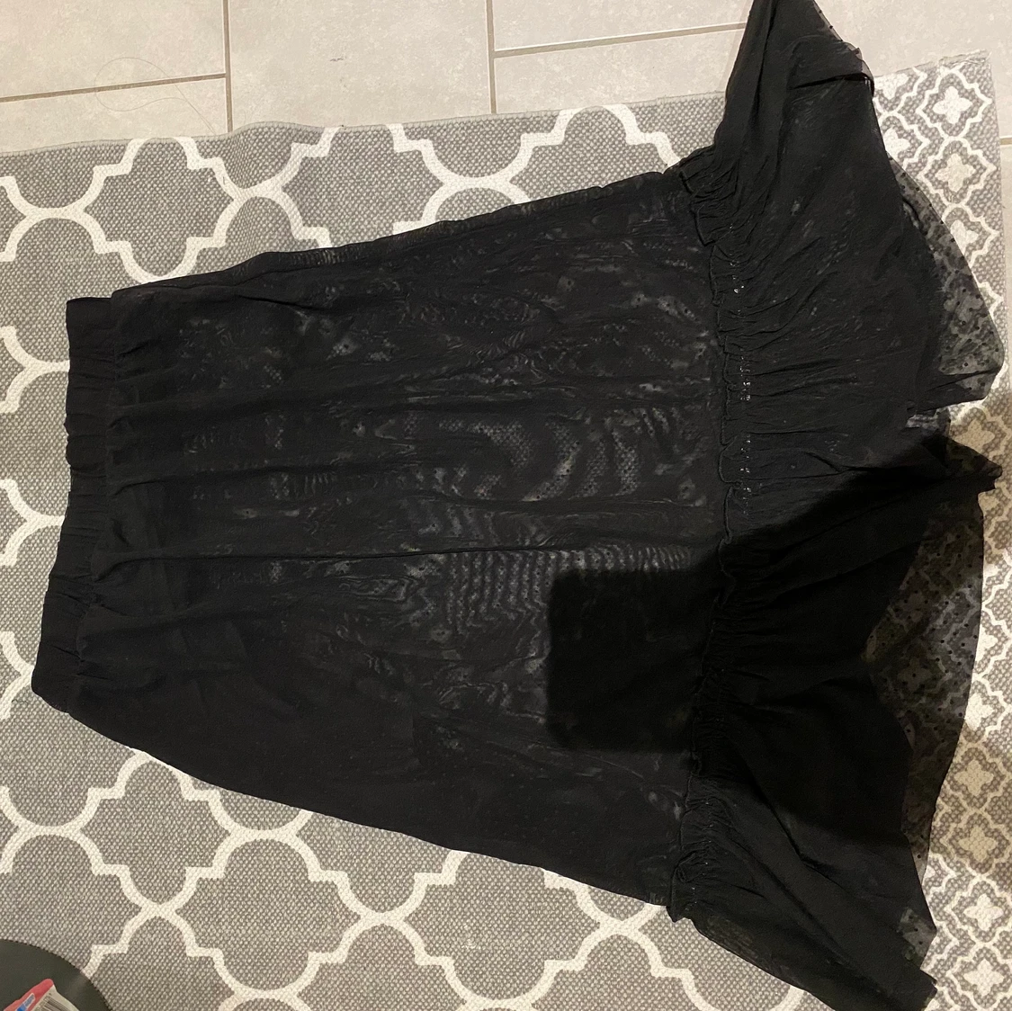 Svart lång kjol - 90