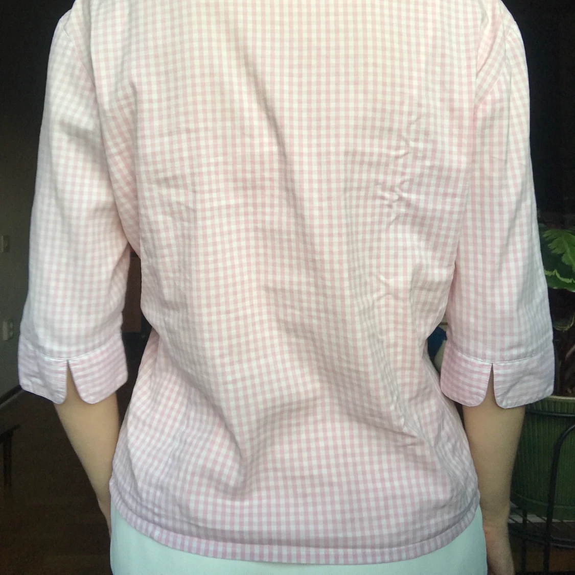 Croppad second hand-skjorta - 91