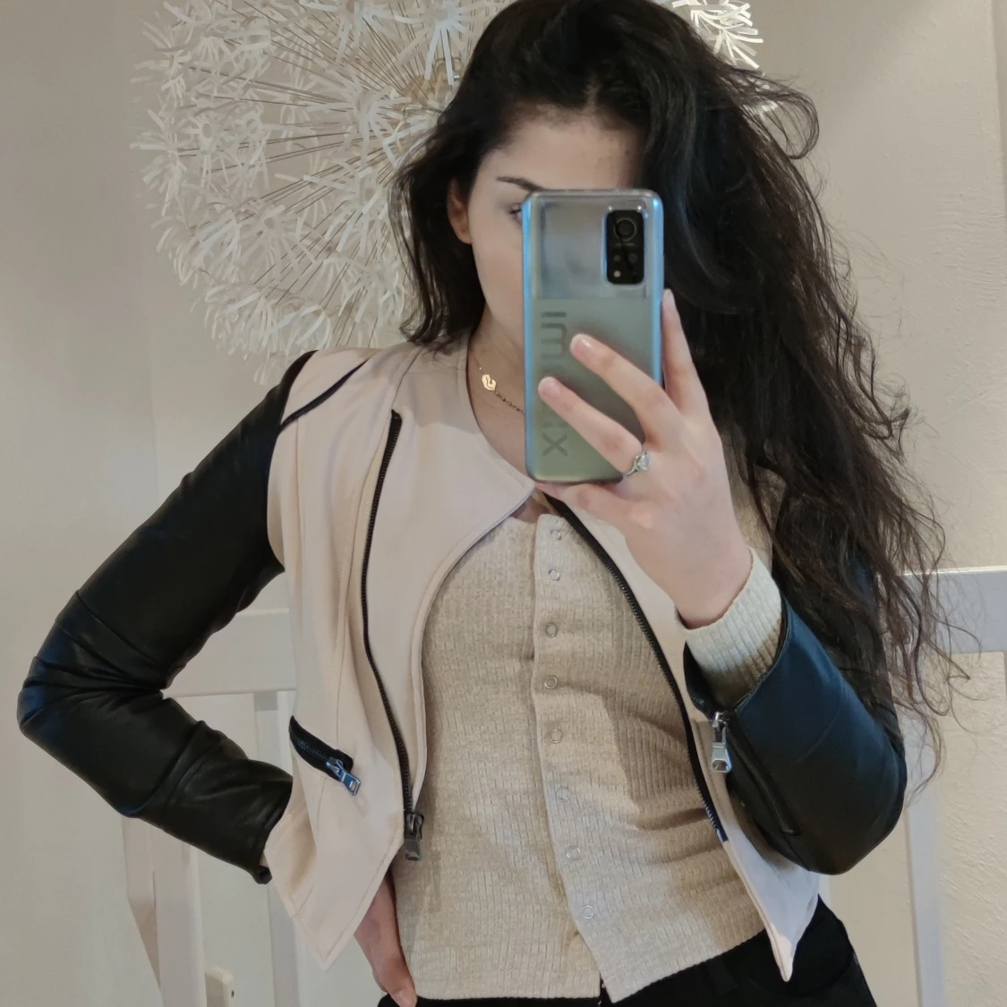 Kombinerad skinnjacka strl XS - 91