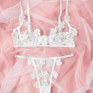 Sötaste underkläd set, helt nya !  - Söstaste underkläd setet 😍 Helt nya, endast testat bh-n. Det är en storlek L men är mer som en Störe M. Tyvärr för stort för mig. Köpta för 99kr + frakt60kr från shein. 🌸💗