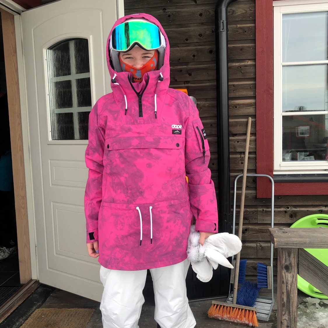 Rosa dope skidjacka - 91