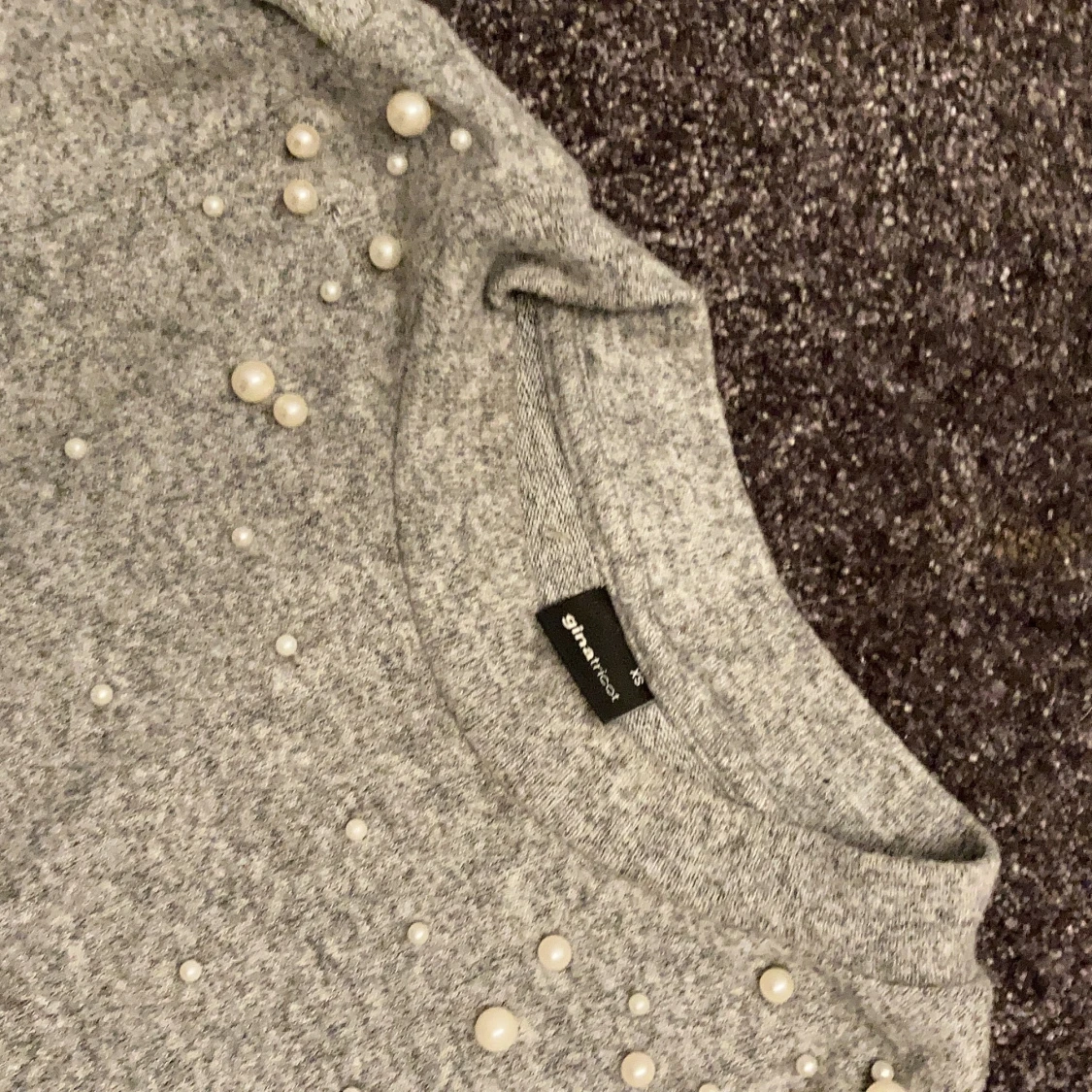 Grå stickad tröja storlek xs - 91