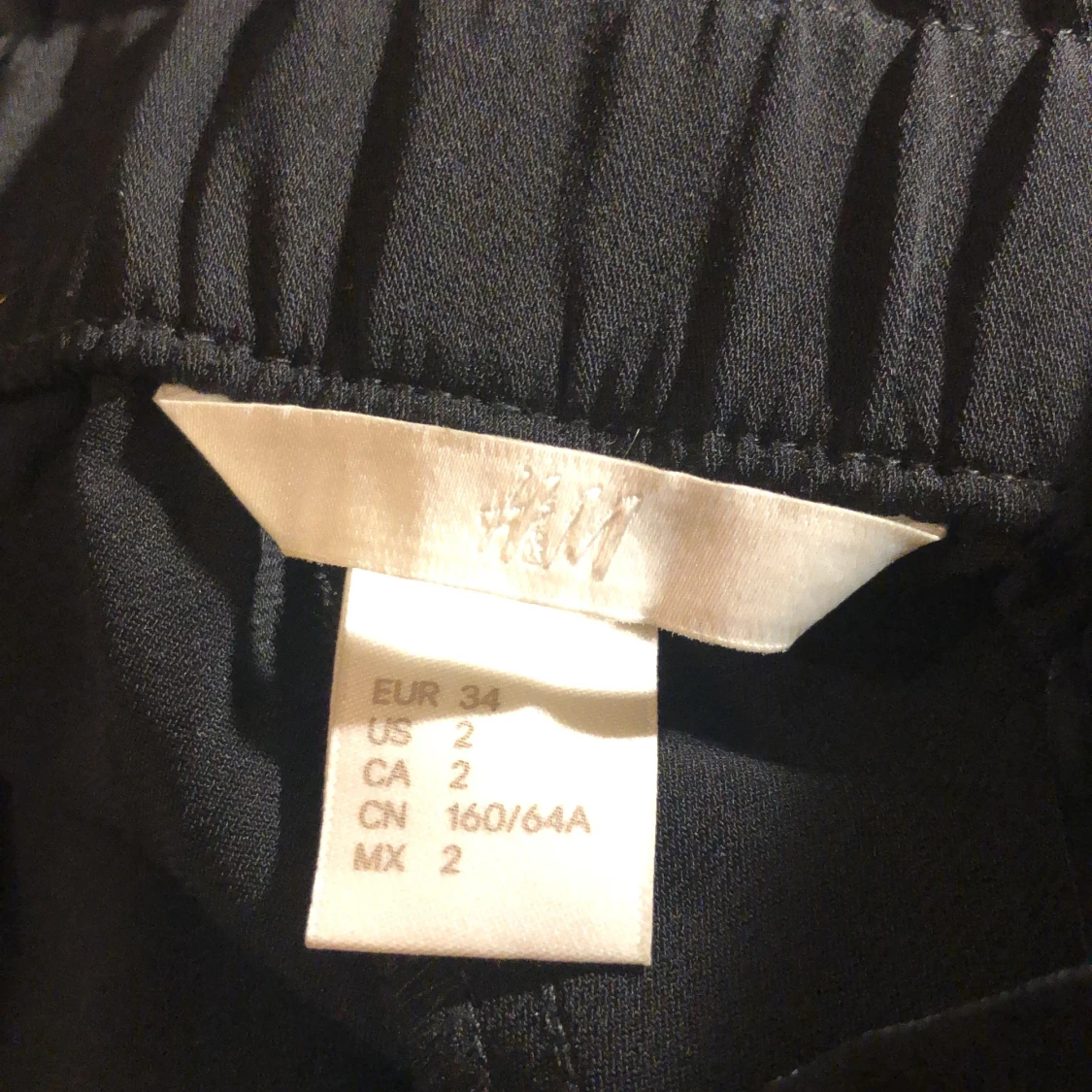 Svarta tygshorts - 91