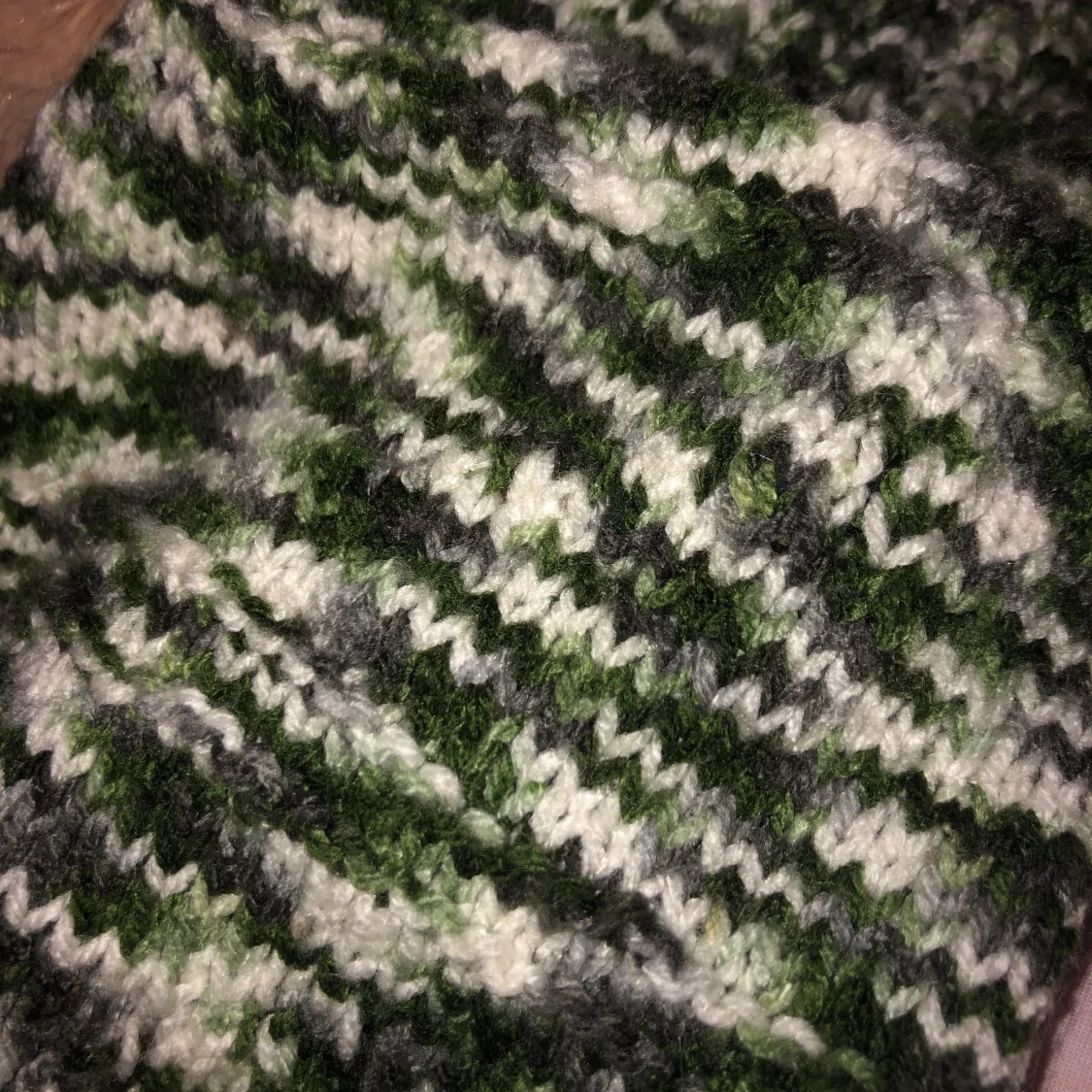 Grön oversized stickad tröja - 90