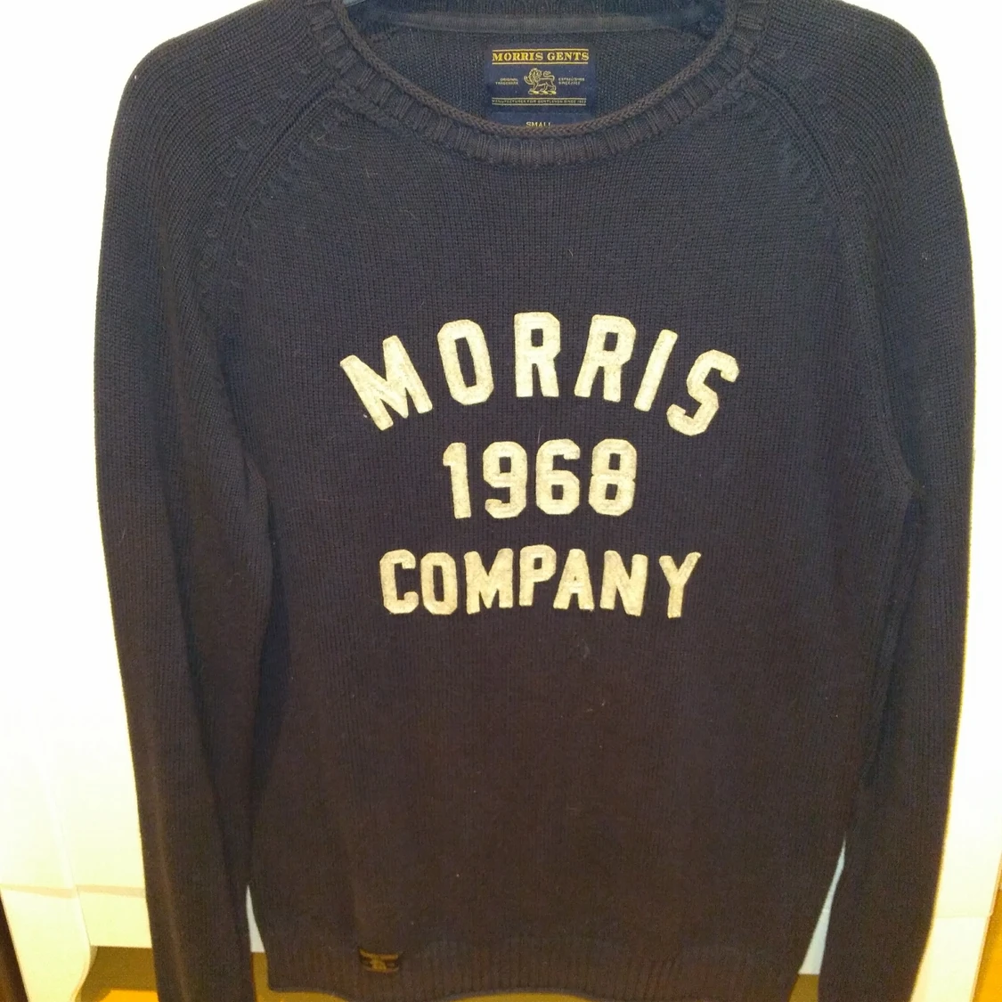 Morris stickad crewneck strl S