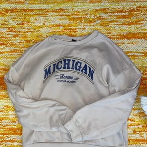 Beige collegetröja  - Snygg passform, lite oversized 