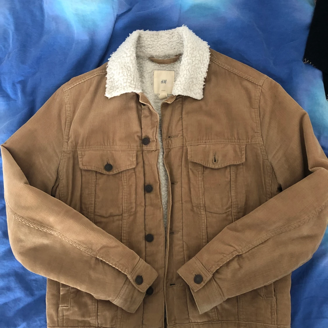 Pilefodrad Manchester jacka i strl S