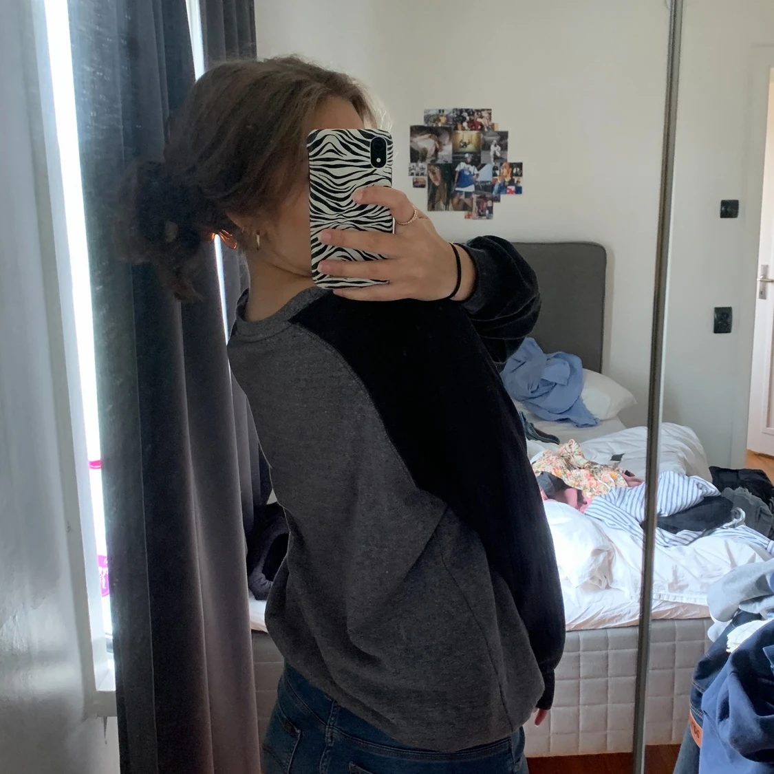 Grå sweatshirt - 91