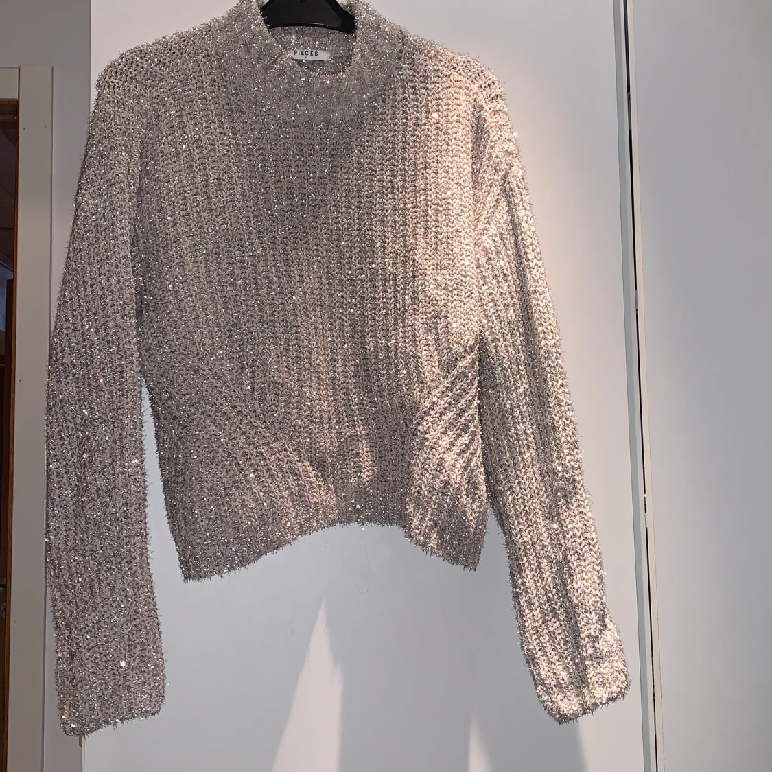 Jättefin vit tröja i strl S☺️✨