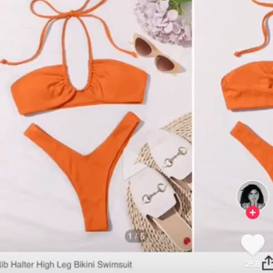 BikiniÖVERDEL från shein - Obs! Endast överdelen! Står S men Skulle säga att det är en XS då den var för liten på mig som är s