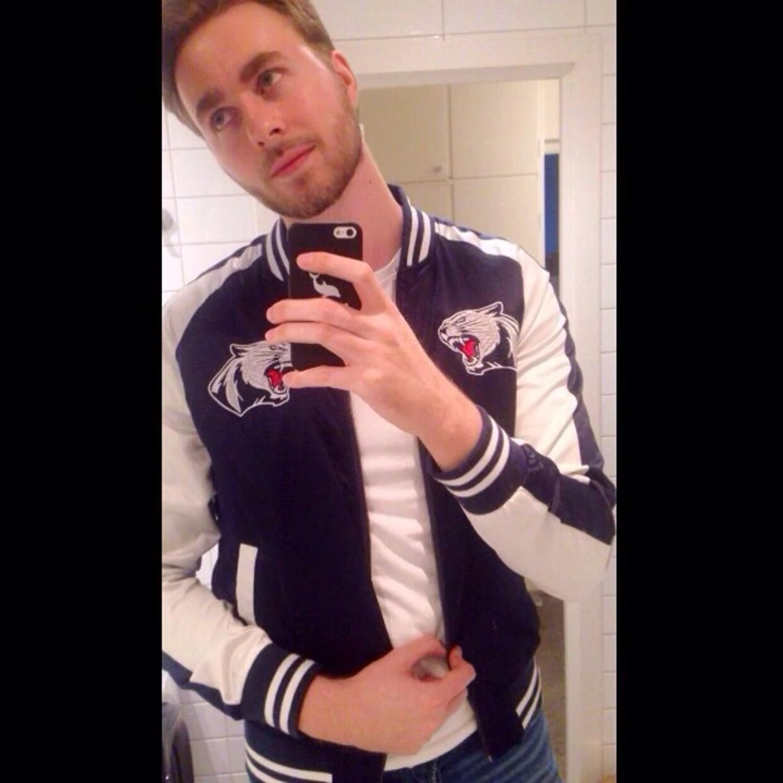 Baseball jacka i Storlek L