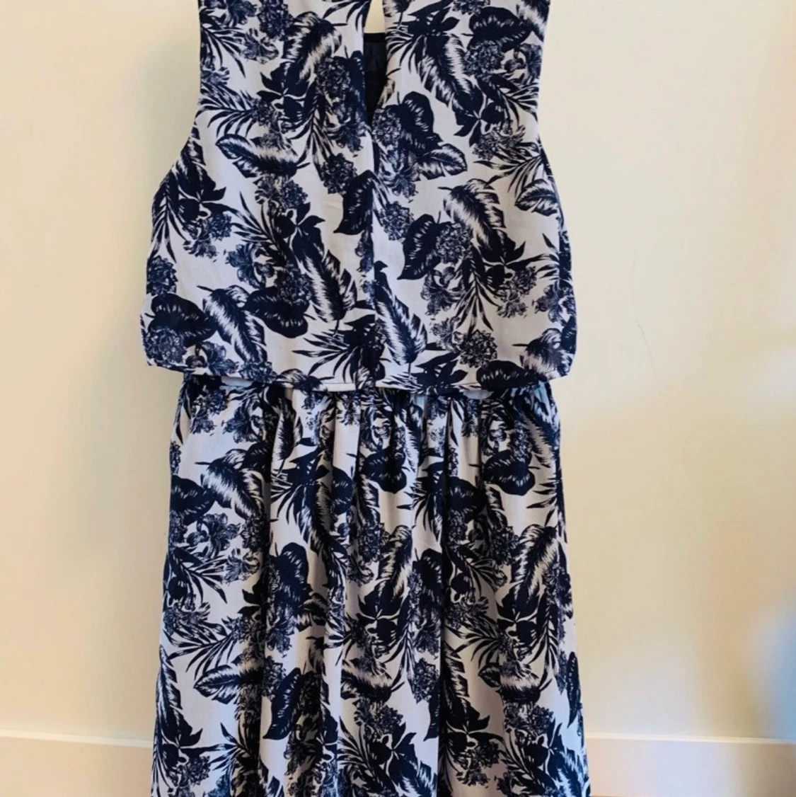 Blå kort klänning, One Clothing (LA) - 1