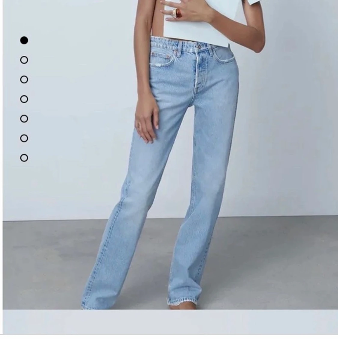 Zara mod waist jeans