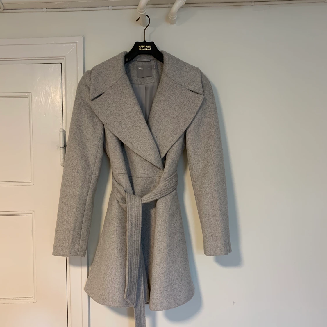 ASOS grå kappa strl. S