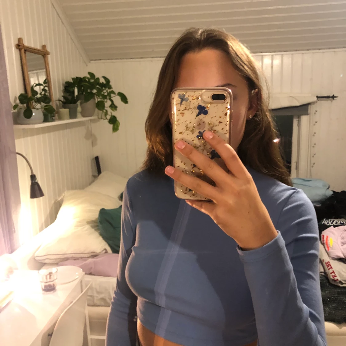 Långarmad croptop - 90