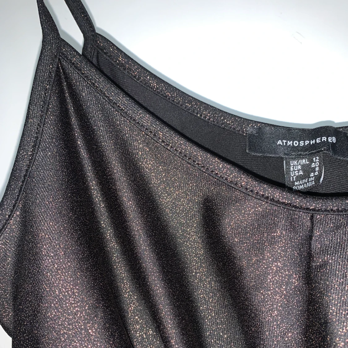 Brun glittrig top - 90