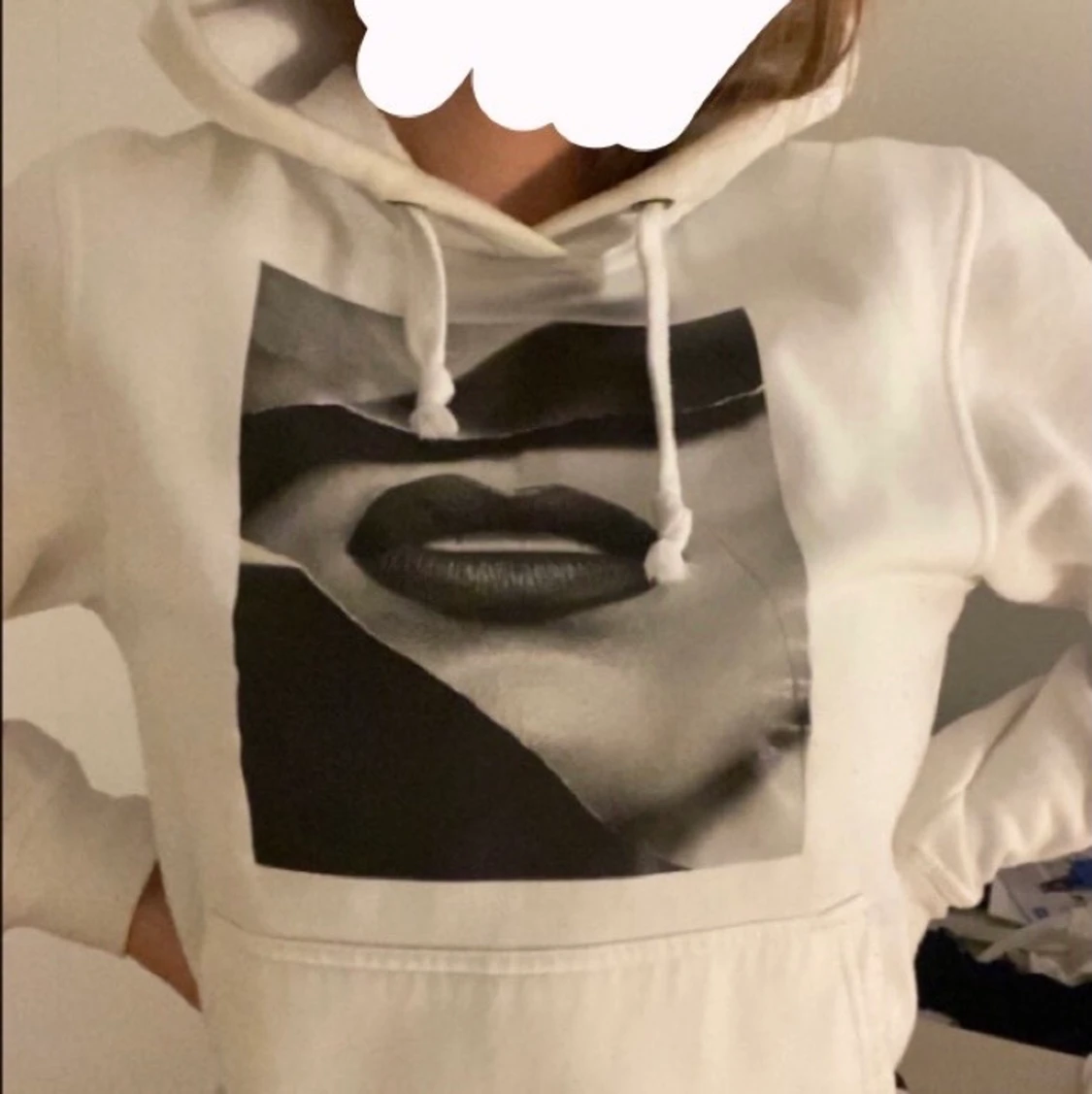 Hoodie med tryck  - 90