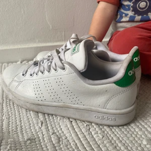 adidas green/white sneakers - Adidas sneakers vita o gröna detaljer, passar till allt! Strl 38